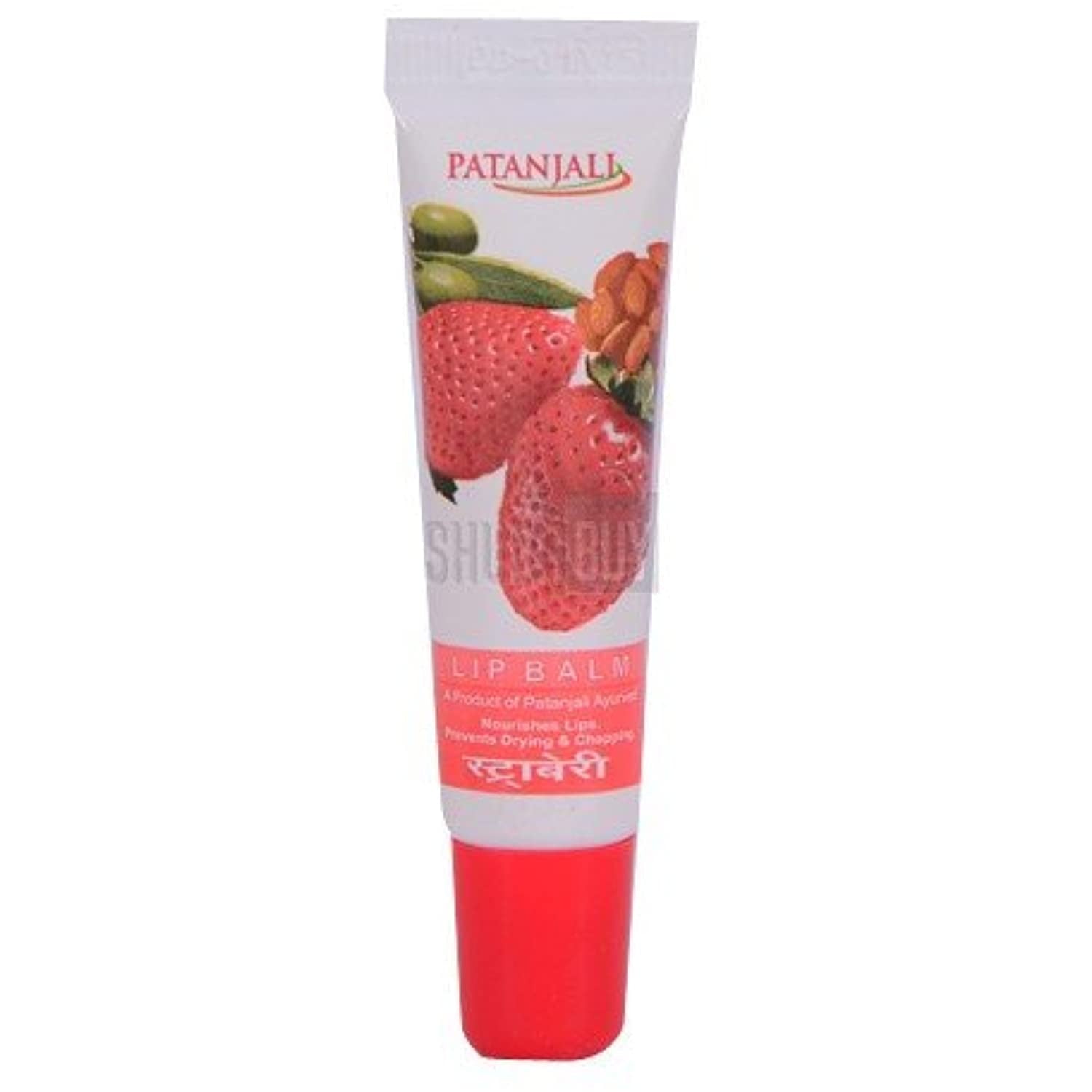4 X Patanjali LipBalm Strawberry X 1