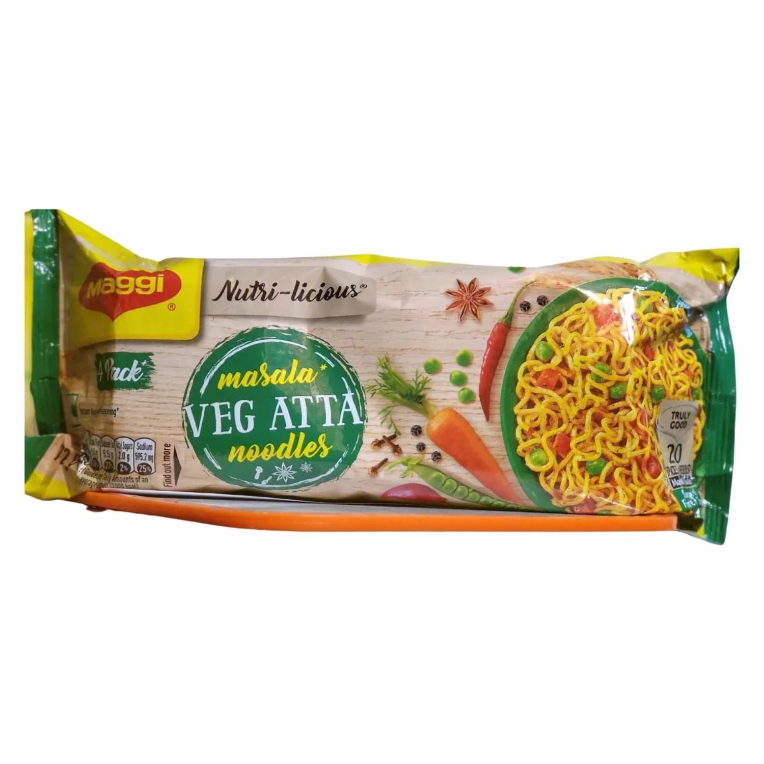Maggi Masala Veg Atta Noodles 292gm (Pack of 3)