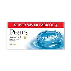 Pears Soft and Fresh Soap Bar 125gm (Combo
