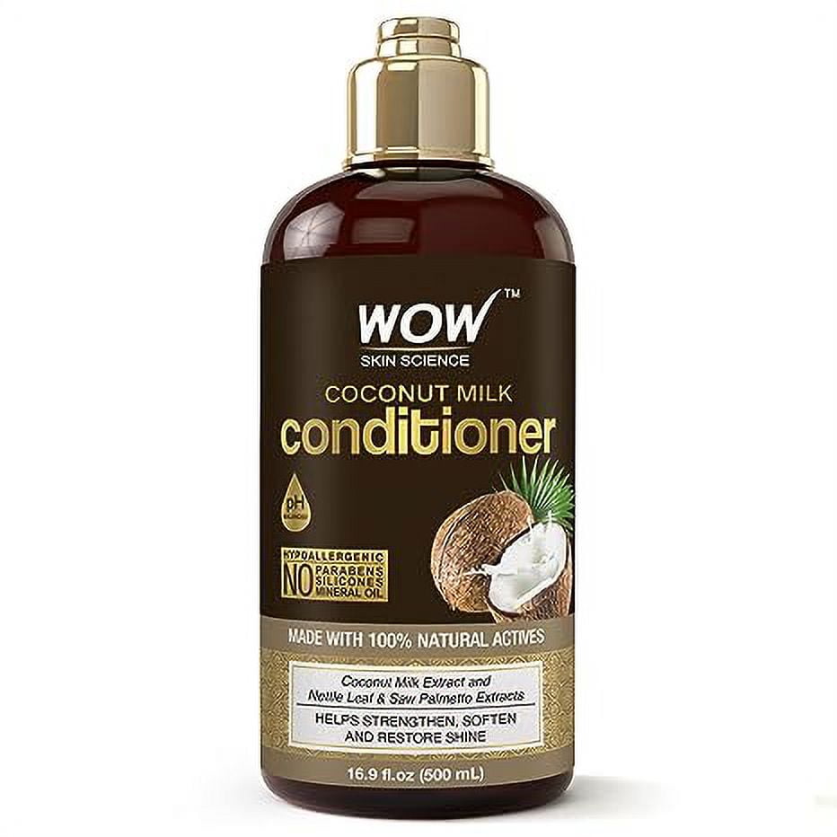 WOW Skin Science Coconut Milk Hair Conditioner for Dry Hair - Deep Conditioner for Dry Dam