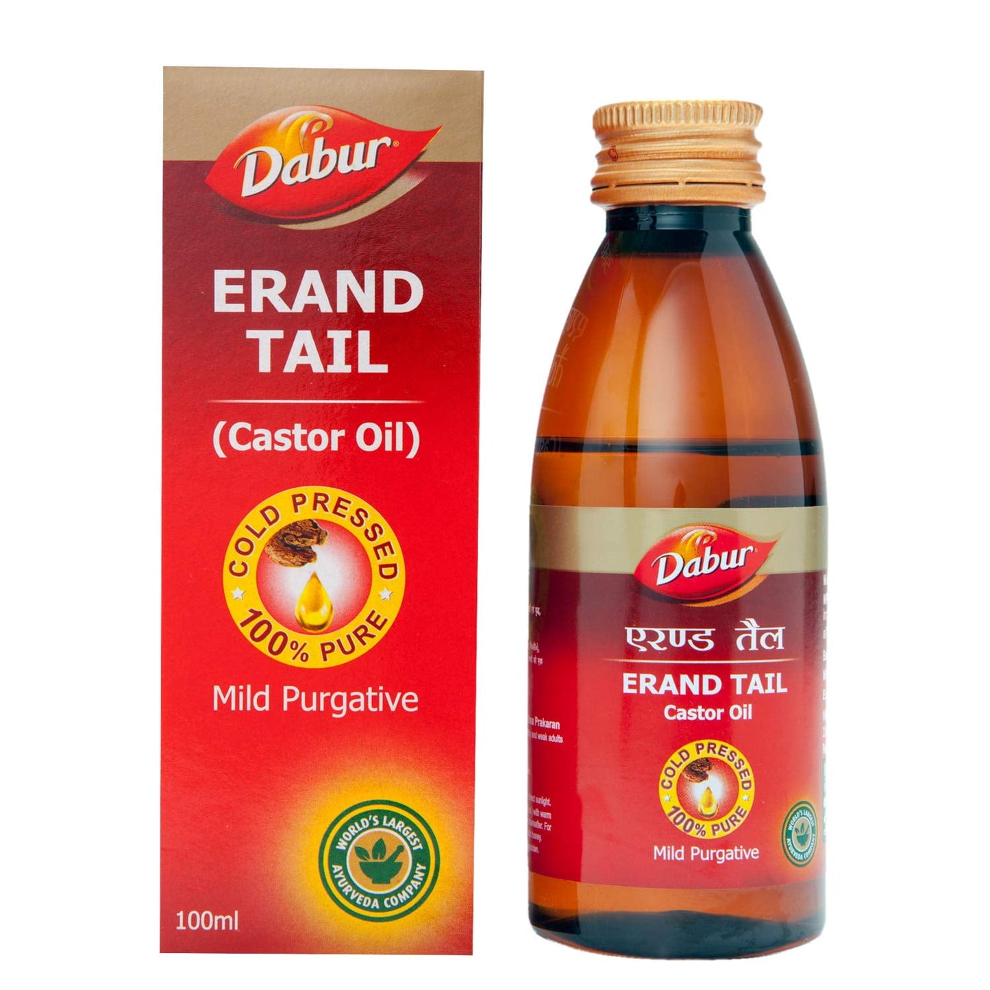 Dabur Erand Tail Pure Cold Pressed Castor Oil Provides Effective Relief From Constipation
