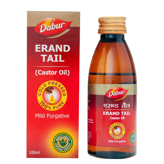 Dabur Erand Tail Pure Cold Pressed Castor Oil Provides Effective Relief From Constipation