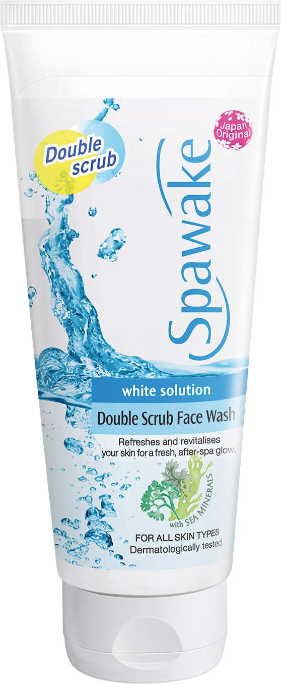 Spawake White Solution Double Scrub FaceWash, 100G