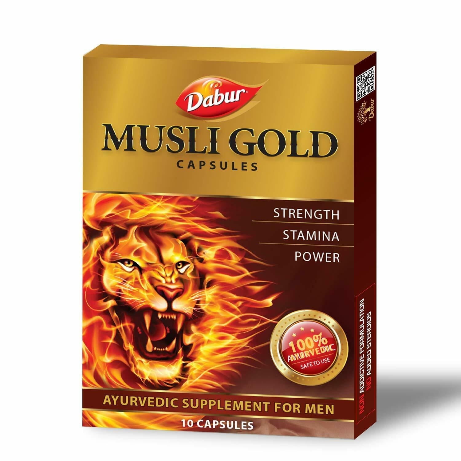 PACK OF 2 X DABUR Musli Gold 10 Capsules FREE SHIPPING WITH FAST DELIVERY