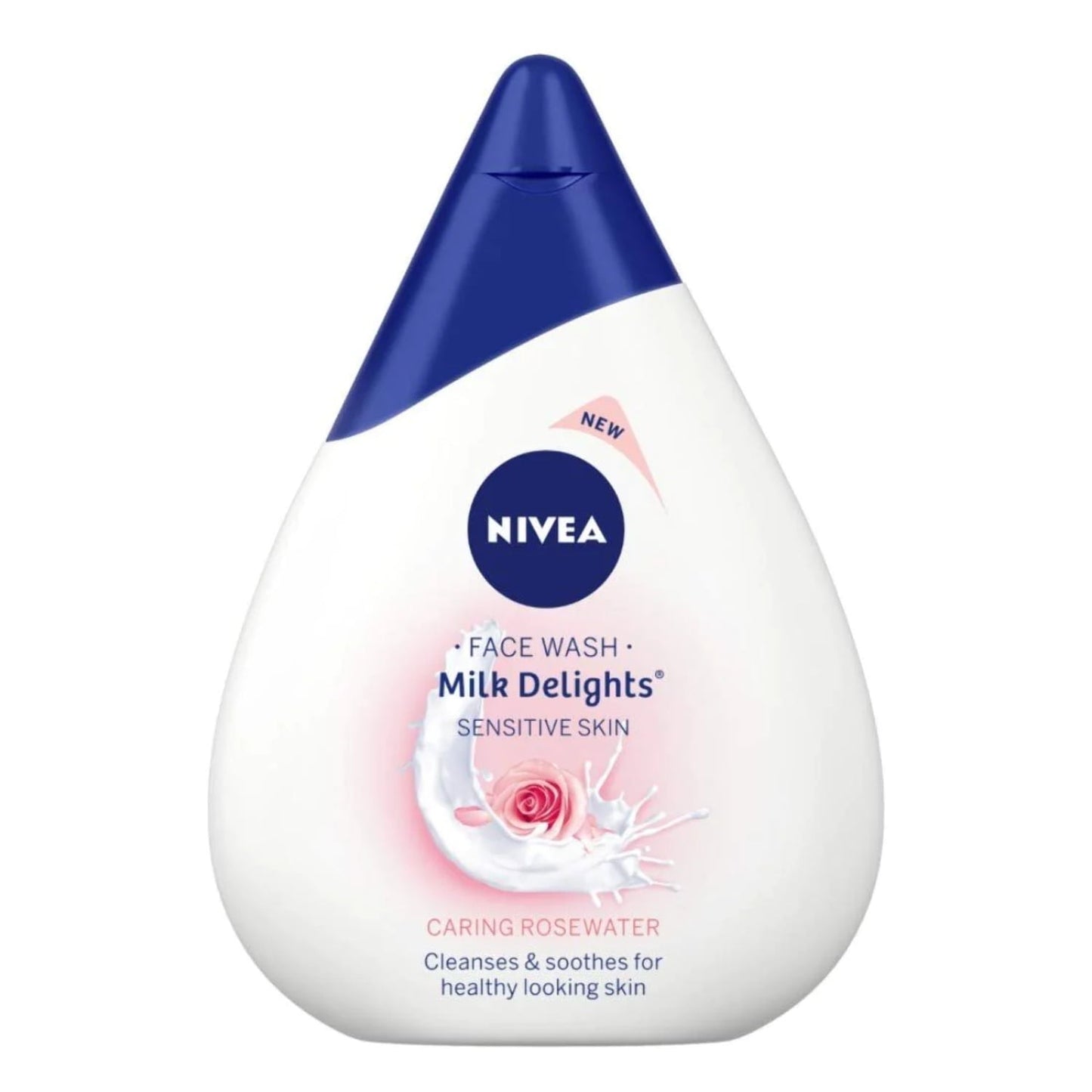 NIVEA Women FaceWash for Sensitive Skin, Milk Delights Rose, 100 ml