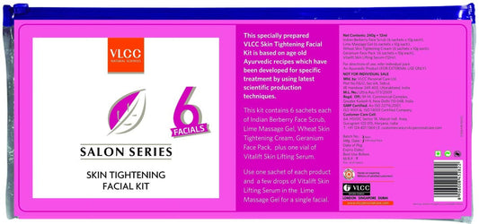 VLCC Skin Tightening Facial Kit (6 Facials)(240gm+12ml)