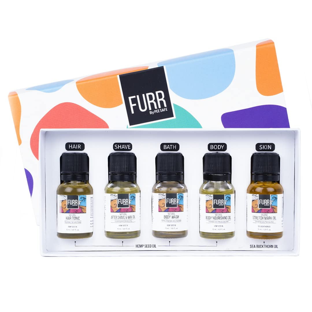Furr Nourishment Oils Trial Packs | Blend Of Natural Oils | Nourishes Hair, Scalp & Body|