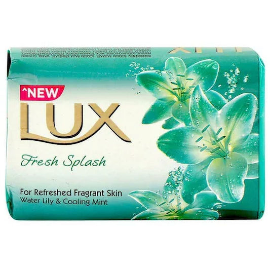 Lux Fresh Splash Bar Soap with Water Lily & Cooling Mint 100 g