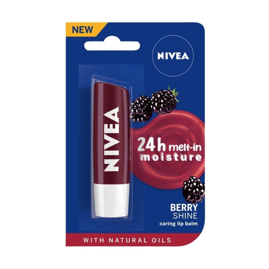 Nivea Lip Care Fruity Shine (Blackberry) - 4.8 g