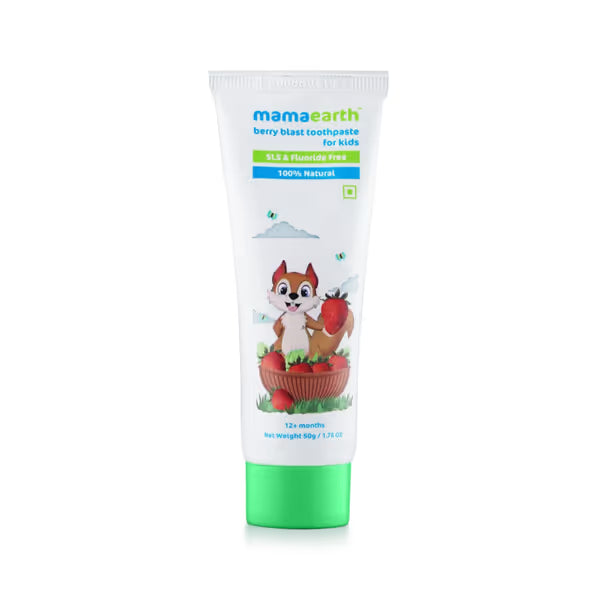 Mamaearth Natural Berry Blast Kids Toothpaste: 50 g