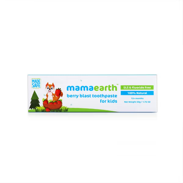 Mamaearth Natural Berry Blast Kids Toothpaste: 50 g