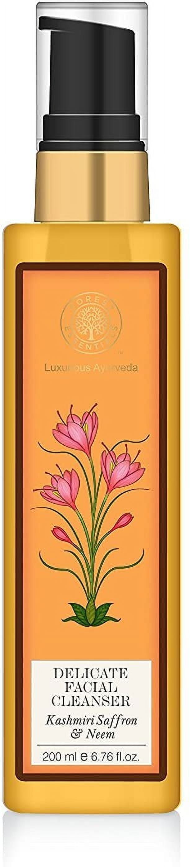 Forest Essentials Kashmiri Saffron and Neem Delicate Facial Cleanser, 200ml