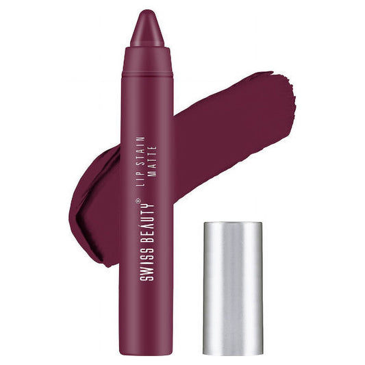 Swiss Beauty Lip Stain Matte Lipstick - 210 Burgandy