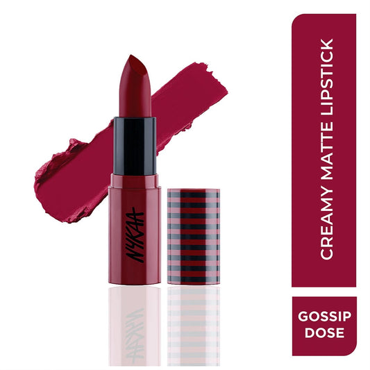 Nykaa So Creme! Creamy Matte Lipstick - Gossip Dose