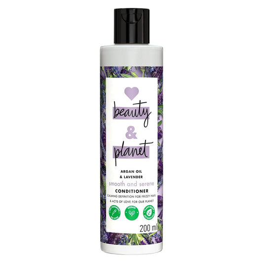 Love Beauty & Planet Argan Oil And Lavender Conditioner For Dry & Frizzy Hair| Paraben Fre