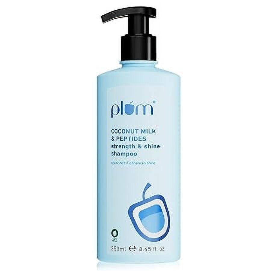 Plum Coconut Milk & Peptides strength & shine shampoo | Contains coconut milk, pea peptide