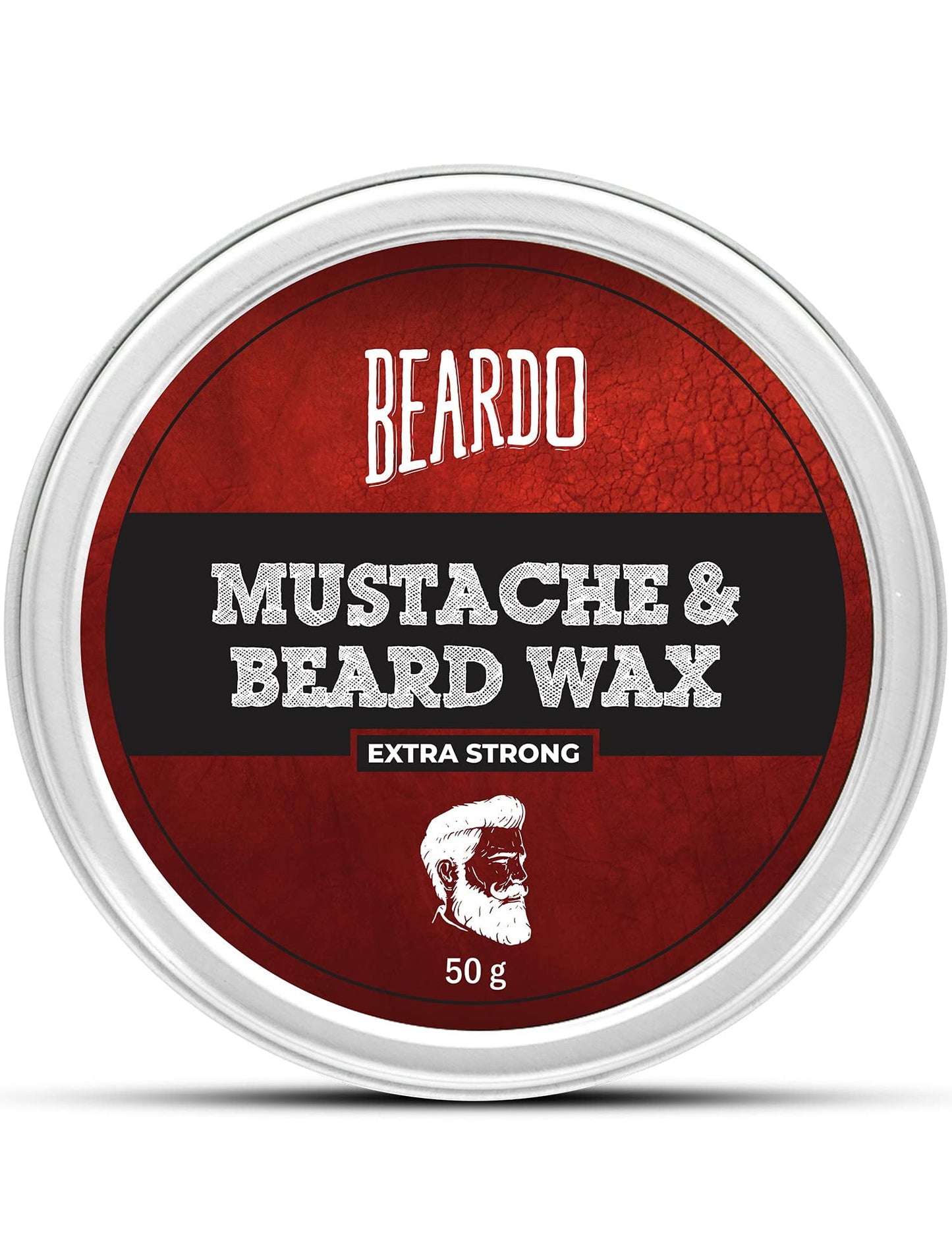 Beardo Beard and Mustache Wax Extra Strong, 50 gm | Made in India