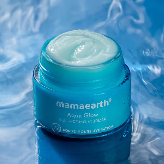 Mamaearth Aqua Glow Gel Face Moisturizer: Himalayan Thermal Water & Hyaluronic Acid, 100 ml