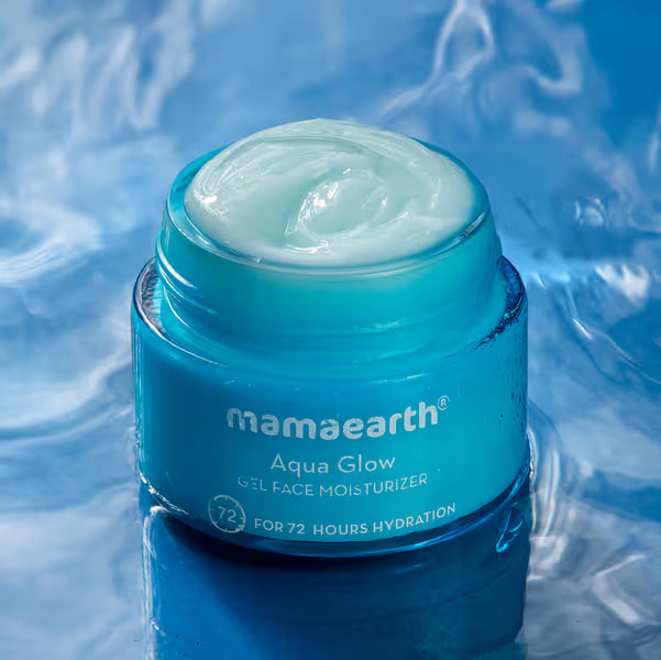 Mamaearth Aqua Glow Gel Face Moisturizer: Himalayan Thermal Water & Hyaluronic Acid, 100 ml