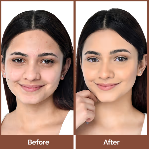 Mamaearth Glow Serum Foundation Mini Tube: Vitamin C & Turmeric, 18 ml