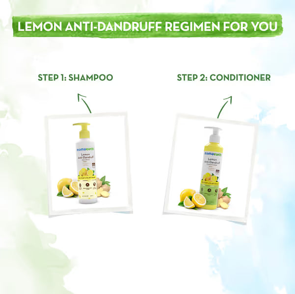 Mamaearth Lemon Anti-Dandruff Shampoo: Lemon & Ginger, 250 ml