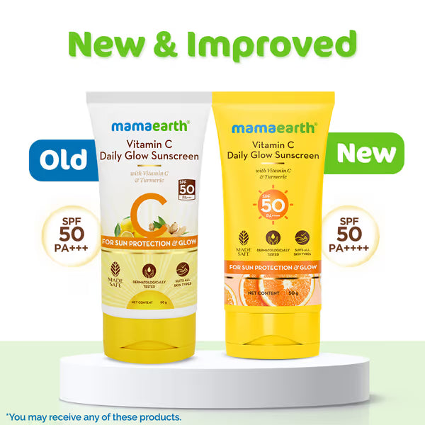 Mamaearth Vitamin C Daily Glow Sunscreen: 50 g