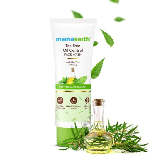 Mamaearth Tea Tree Face Wash – Natural & Organic Facewash with Neem: