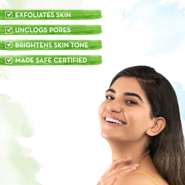 Mamaearth Rice Face Scrub: Rice Water & Niacinamide, 100 g