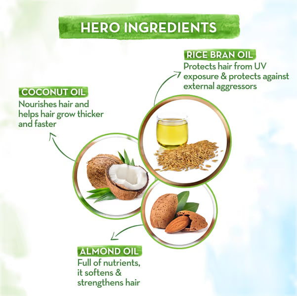 Mamaearth Rice Hair Oil: Rice Bran & Coconut Oil, 150 ml