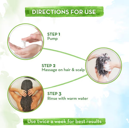 Mamaearth Rice Water Shampoo: Rice Water & Keratin, 250 ml