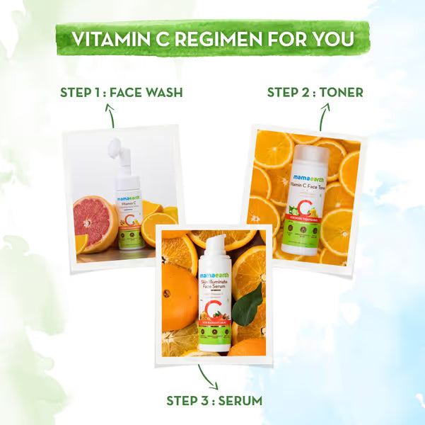 Mamaearth Skin Illuminate Face Serum: Turmeric & Vitamin C, 30 ml