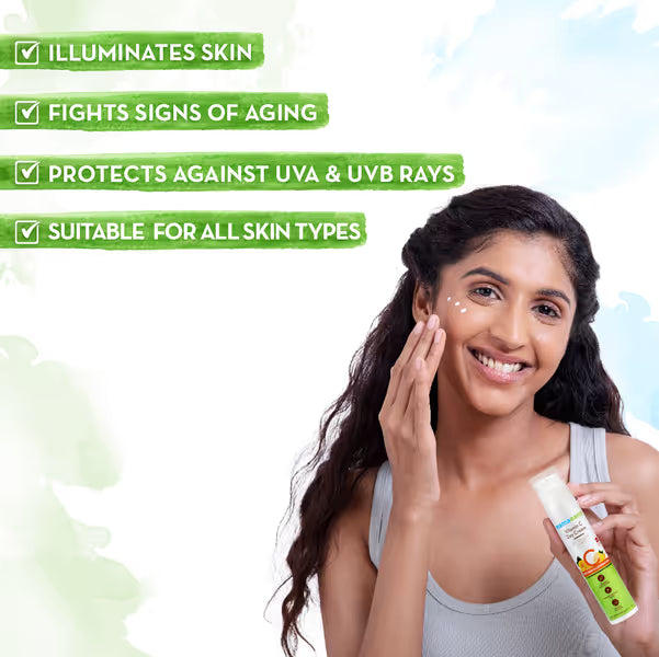 Mamaearth Vitamin C Face Cream: Vitamin C & SPF 20, 50 g