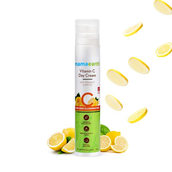 Mamaearth Vitamin C Face Cream: Vitamin C & SPF 20, 50