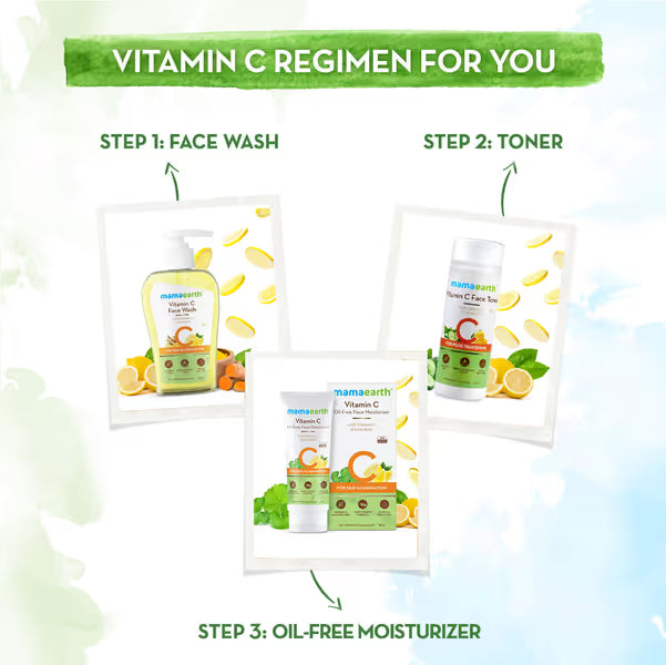 Mamaearth Vitamin C Face Wash: Vitamin C & Turmeric, 250 ml