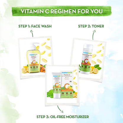 Mamaearth Vitamin C Face Wash: Vitamin C & Turmeric, 250 ml