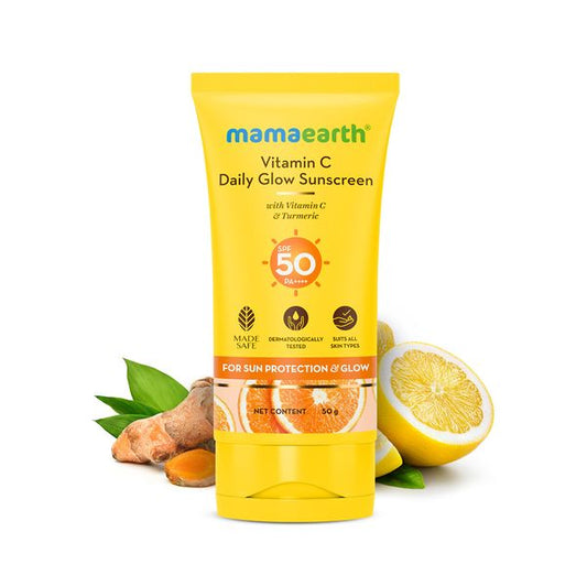 Mamaearth Vitamin C Daily Glow Sunscreen: 50