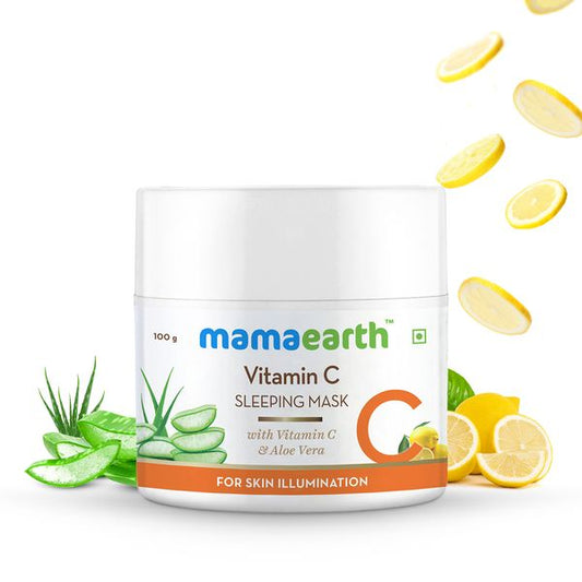 Mamaearth Vitamin C Sleeping Mask: Night Cream, 100