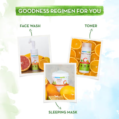 Mamaearth Vitamin C Sleeping Mask: Night Cream, 100 g