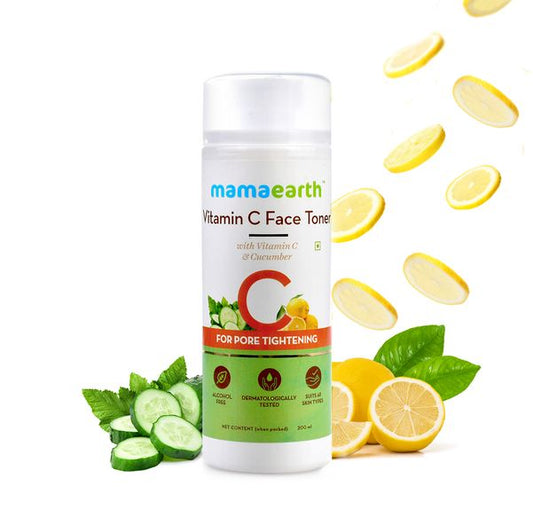 Mamaearth Vitamin C Face Toner: Cucumber, 200