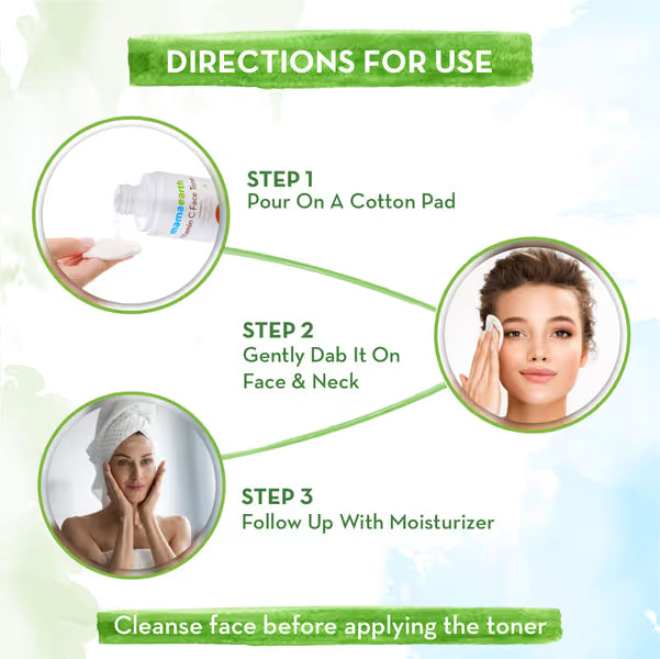 Mamaearth Vitamin C Face Toner: Cucumber, 200 ml